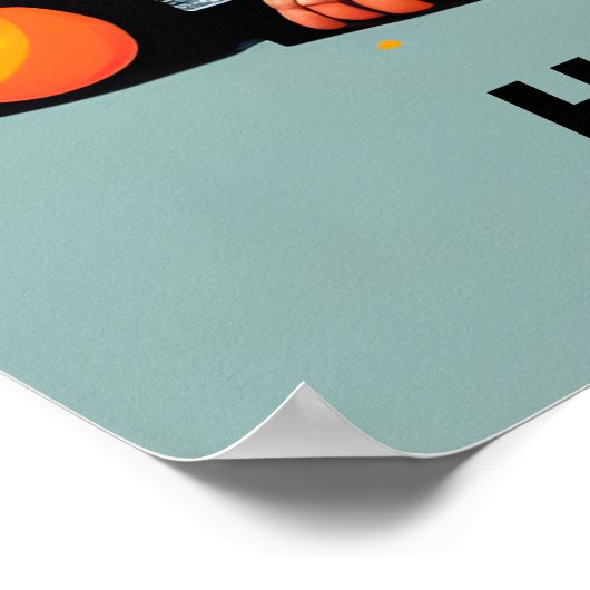 I'm Pooping Chimp Poster - Grappige Smart Ape Art (Hoek)