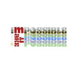 I'm Possible Motivatie Typography Tri-Blend Shirt
