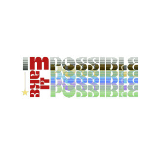 I'm Possible Motivatie Typography Tri-Blend Shirt