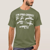 Im Pro Choice kies je kaliber Pro Pistool 2A cadea T-shirt (Voorkant)
