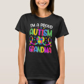 Im Proud Autism Grandma Autism Awareness Puzzle He T-shirt (Voorkant)