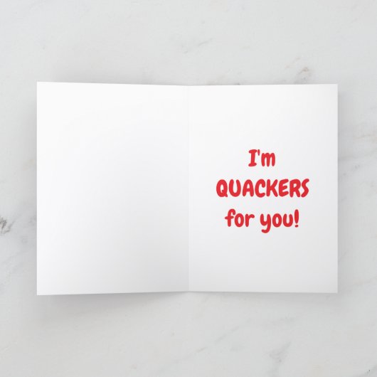 I'm Quackers for you Kaart (Binnen)