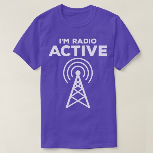 Im-radio actieve-hostradiooperator (1) t-shirt (Design voorkant)