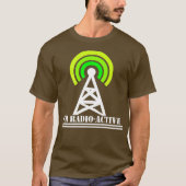 Im Radio-Active With Tower Antenna Funny Ham Men T-shirt (Voorkant)