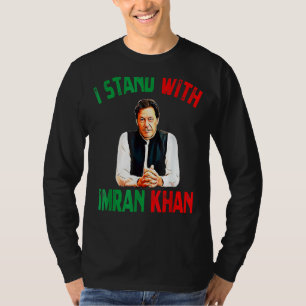 Im Ran Khan PTI Partij Pakistan steunt vrijheid T-shirt