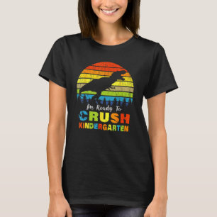 Im Ready Crush Kindergarten Dinosaur terug naar Sc T-shirt