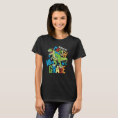 I'm Ready To Crush 10th Grade Dinosaur Rex Back To T-shirt (Voorkant volledig)