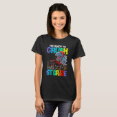 I'm Ready To Crush 1st Grade Dinosaur Back To Scho T-shirt (Voorkant volledig)