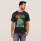 I'm Ready To Crush 1st Grade T Rex Dinosaur Back T T-shirt (Voorkant volledig)