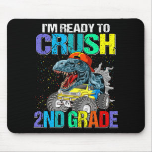 I'm Ready To Crush 2nd Grade Boys Back To School D Muismat