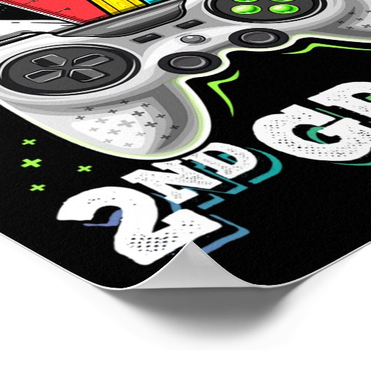 I'm Ready To Crush 2nd Grade Ck To School Video Ga Poster (Hoek)