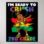 I'm Ready To Crush 2nd Grade Dabbing Girl Ck To Sc Poster (Voorkant)