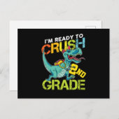 Im Ready To Crush 2nd Second Grade Student Second  Briefkaart (Voorkant / Achterkant)