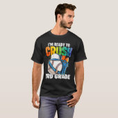 I'm Ready to Crush 3rd Grade Baseball Back to Scho T-shirt (Voorkant volledig)