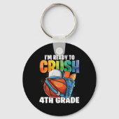 I'm Ready To Crush 4th Grade Sketll Ck To School B Sleutelhanger (Voorkant)