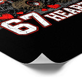 I'm Ready To Crush 67 Hearts Kids Valentine Day Poster (Hoek)