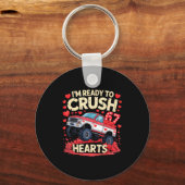 I'm Ready To Crush 67 Hearts Truck Funny 6 7 Valen Sleutelhanger (Voorkant)