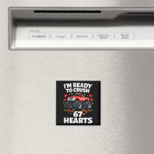 I'm Ready To Crush 67 Hearts Truck Valentines Day  Magneet (Insitu (Vaatwasser))