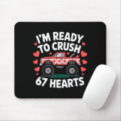 I'm Ready To Crush 67 Hearts Truck Valentines Day  Muismat (Met muis)