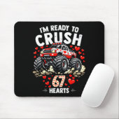 I'm Ready To Crush 67 Hearts Truck Valentines Day  Muismat (Met muis)