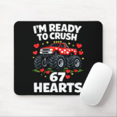I'm Ready To Crush 67 Hearts Truck Valentines Day Muismat (Met muis)