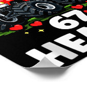 I'm Ready To Crush 67 Hearts Truck Valentines Day  Poster (Hoek)