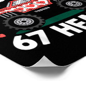 I'm Ready To Crush 67 Hearts Truck Valentines Day  Poster (Hoek)