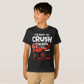 I'm Ready To Crush 67 Hearts Truck Valentines Day  T-shirt (Voorkant volledig)