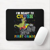 I'm Ready To Crush First Grade Monster Truck Dinos Muismat (Met muis)