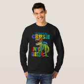 I'm Ready To Crush Kindergarten Dinosaur Boys Back T-shirt (Voorkant volledig)