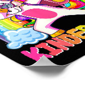 I'm Ready To Crush Kindergarten Unicorn First Day Poster (Hoek)