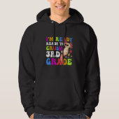 I'm Ready to Crush Third 3rd Grade Cute Axolotl Hoodie (Voorkant)