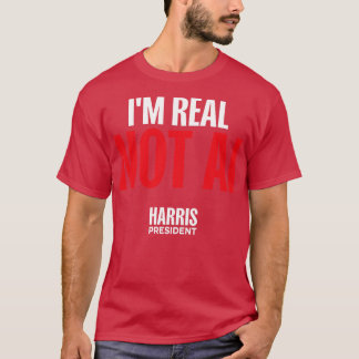 IM REAL NOT AI HARRISWALZ T-shirt