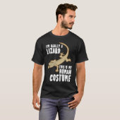 I'm Really A Lizard This Is My Human Costume T-shirt (Voorkant volledig)