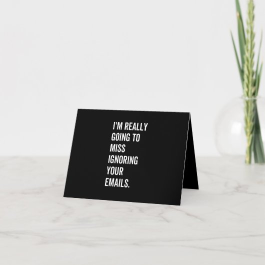 I'm really going to miss ignoring your emails aankondiging (Voorkant)