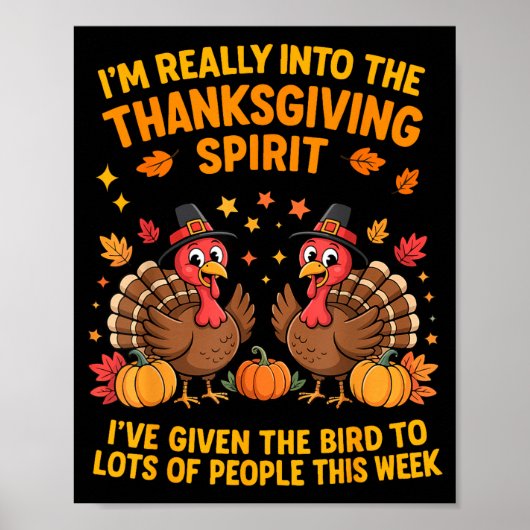 I'm Really Into The Thanksgiving Srt I've Given Th Poster (Voorkant)