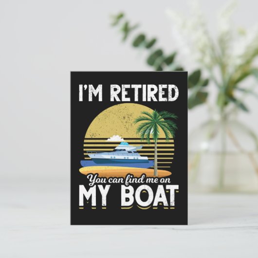 Im Repension Funny Boat Briefkaart (Staand voorkant)