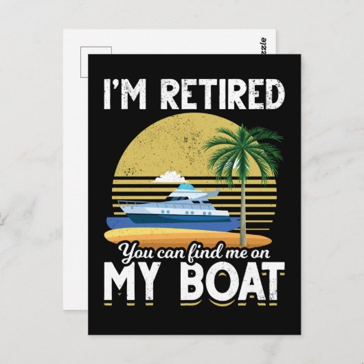 Im Repension Funny Boat Briefkaart (Voorkant / Achterkant)