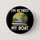 Im Repension Funny Boat Ronde Button 5,7 Cm (Voorkant)