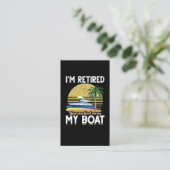 Im Repension Funny Boat Visitekaartje (Staand voorkant)