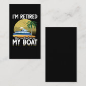 Im Repension Funny Boat Visitekaartje (Voorkant / Achterkant)