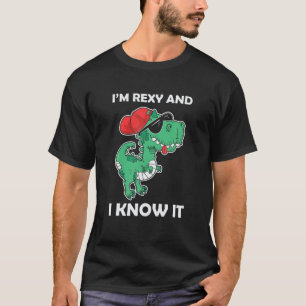 Im Rexy - Cool Rex Dinosaur met zonnebrillen T-shirt
