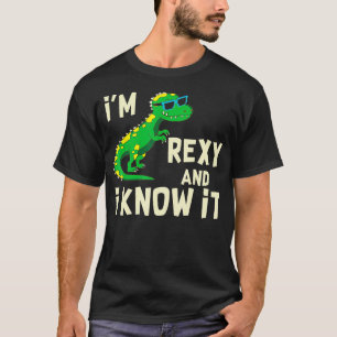IM REXY EN IK KENNEN HET DINOSAURUS T-SHIRT