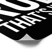 Im Rob Thats Waarom Shirt Verjaardag Rob Poster (Hoek)