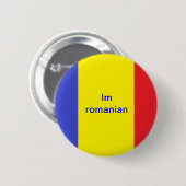 Im Roemeens Ronde Button 5,7 Cm (Voorkant /achterkant)