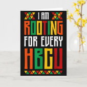 Im Rooting For Every Hbcu Historical Black College Kaart (Gele Bloem)