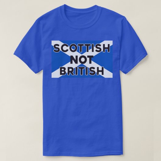 Im Schots Niet Brits T-shirt (Design voorkant)