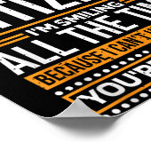 I'm Senior Citizen I'm Smiling All The Time, Senio Poster (Hoek)