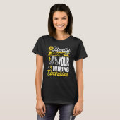 Im silently judging your wiring electrician Electr T-shirt (Voorkant volledig)