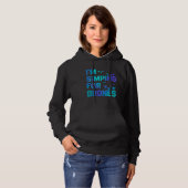 I'm Simping For Drones Drone Pilot Quadcopter Pilo Hoodie (Voorkant volledig)